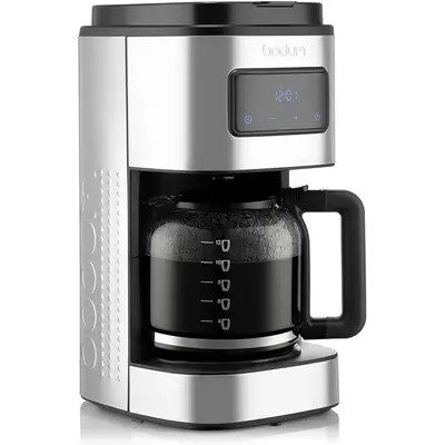 Bodum Bistro Programmable 12 Cup Coffee Maker - Stainless Steel